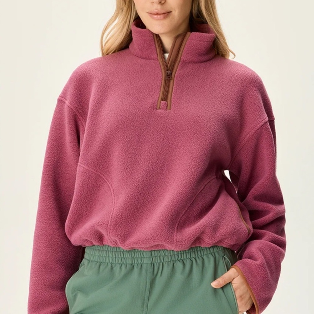 outdoor voices primofleece 1/4 zip pullover